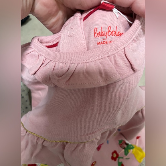 NWT Baby Boden Boto Pink Fairies Pink Dress Baby Girl - Picture 5 of 6
